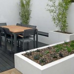 Minimalist White Chic Urban Garden