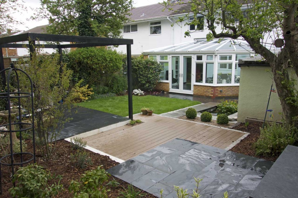 low maintenance Rogerstone GardensCardiff Garden DesignWales Garden